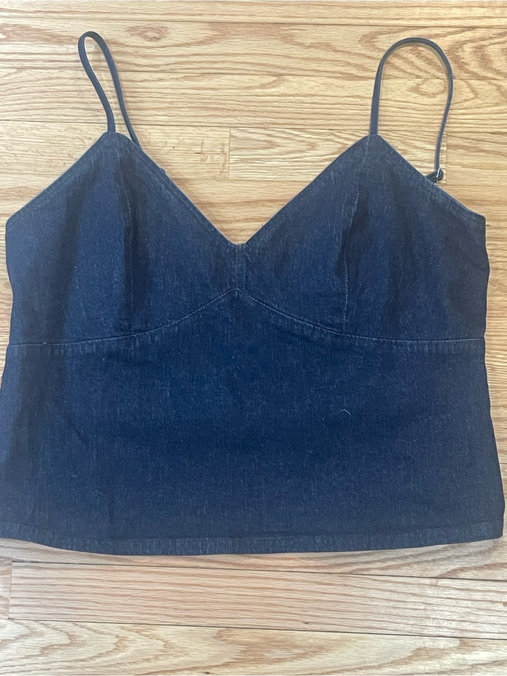 Abercrombie & Fitch Dark Blue Denim Cami Top